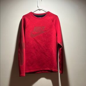 NWOT Nike Red Tech Pack Crew Neck